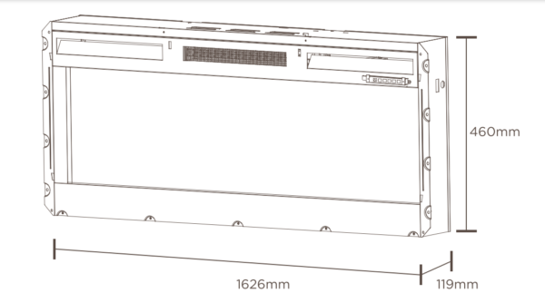 Dimplex Sierra 72 ''