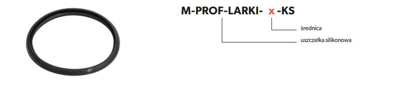 uszczelka silikonowa darco fi 80