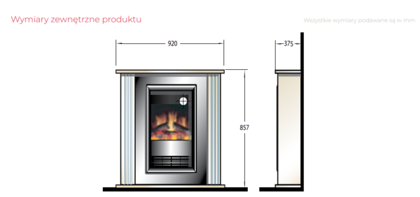 Dimplex Mozart White