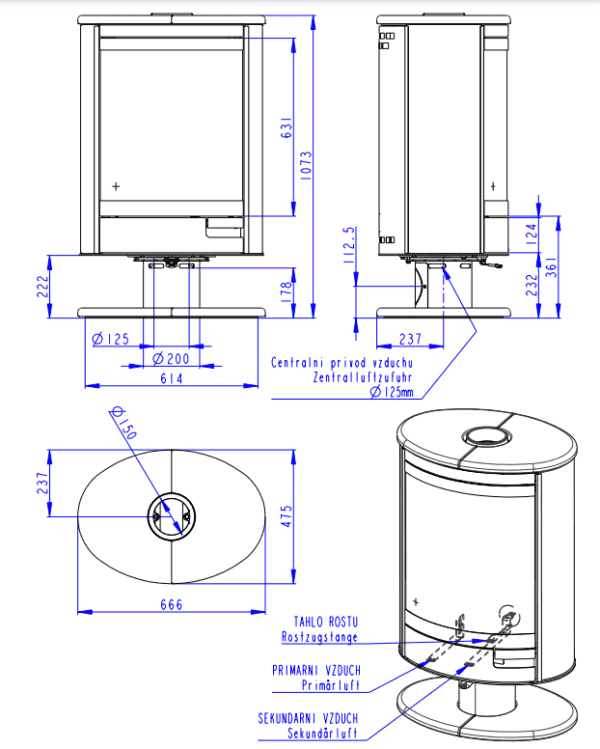 Romotop Stromboli N01 Kamień Steatyt